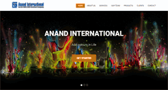 Desktop Screenshot of anandcolours.com